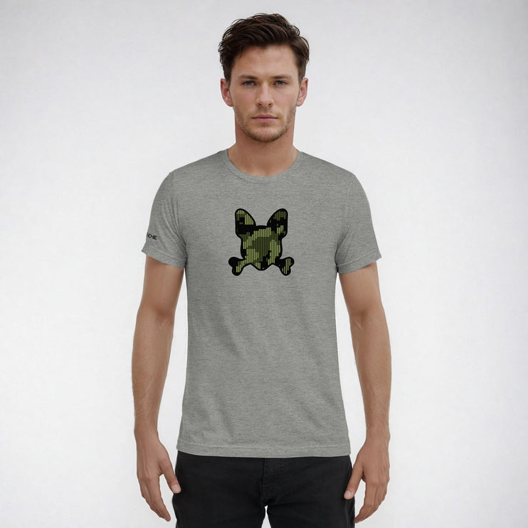 Mens Short Sleeve Olive Camo T-shirt