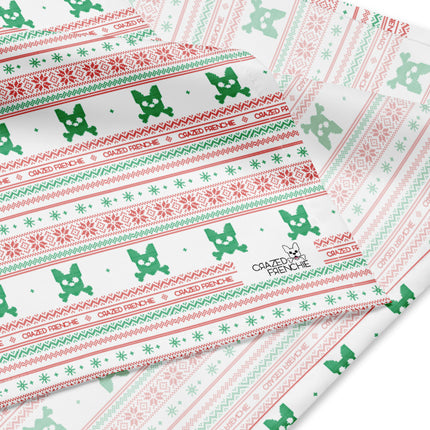 Festive Fair Isle Bandana-White