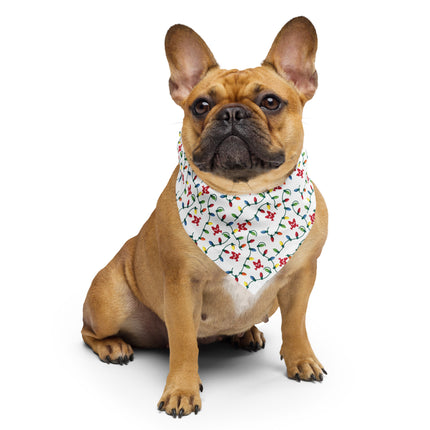 Crazed in Lights Bandana-White