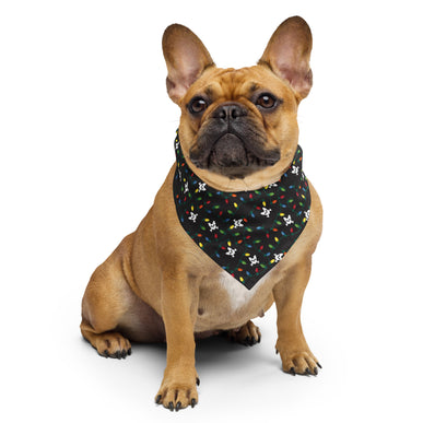 Crazed in Lights Bandana-Black