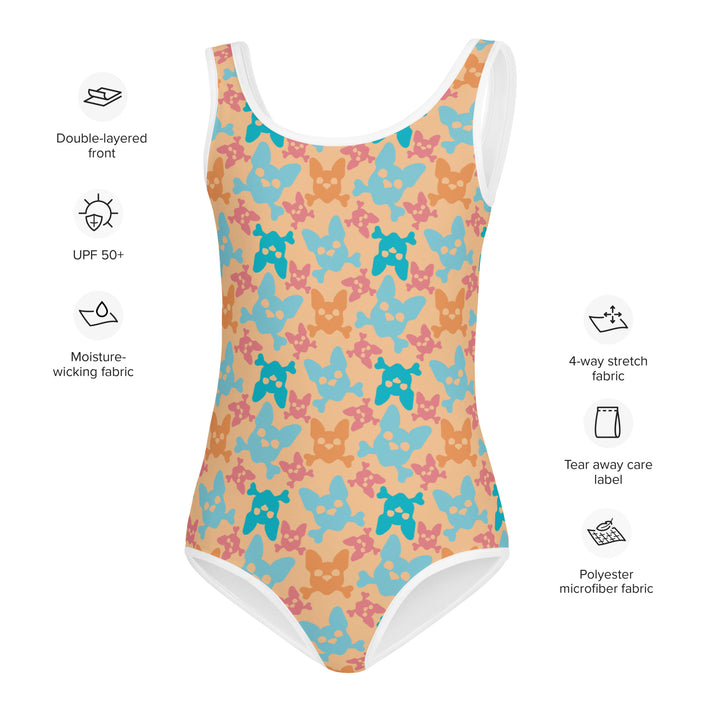 Kids Sherbet One Piece Swimsuit