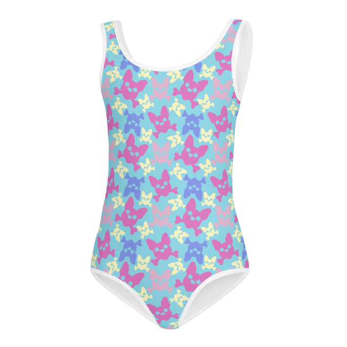 Kids Blue Razz One Piece Swimsuit