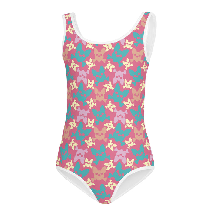 Kids Cotton Candy One Piece Swimsuit