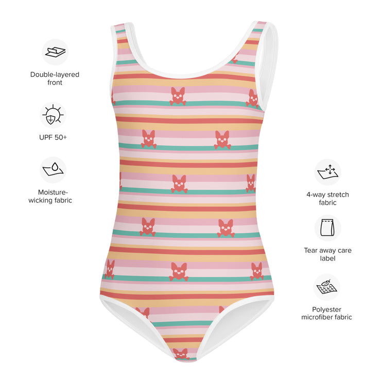 Sherbet Stripes Swimsuit