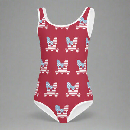 All American Flag Kids Swimsuit