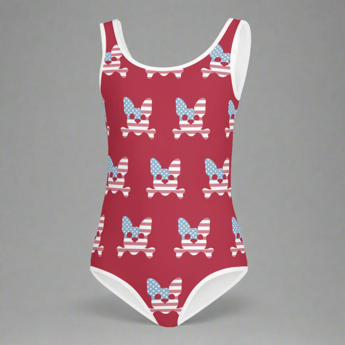 All American Flag Kids Swimsuit