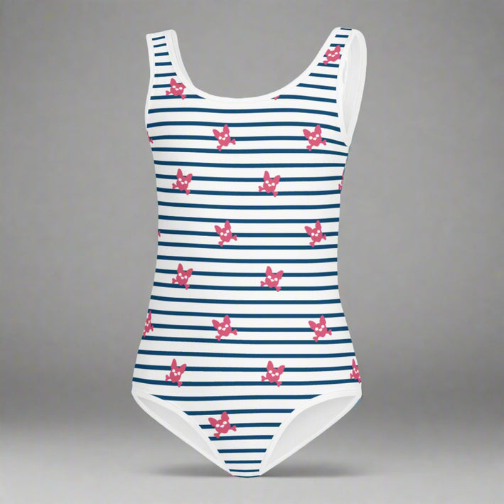 Classic Navy Striped Swimsuit