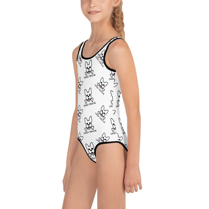 Toddler Black and White One Piece Swimsuit