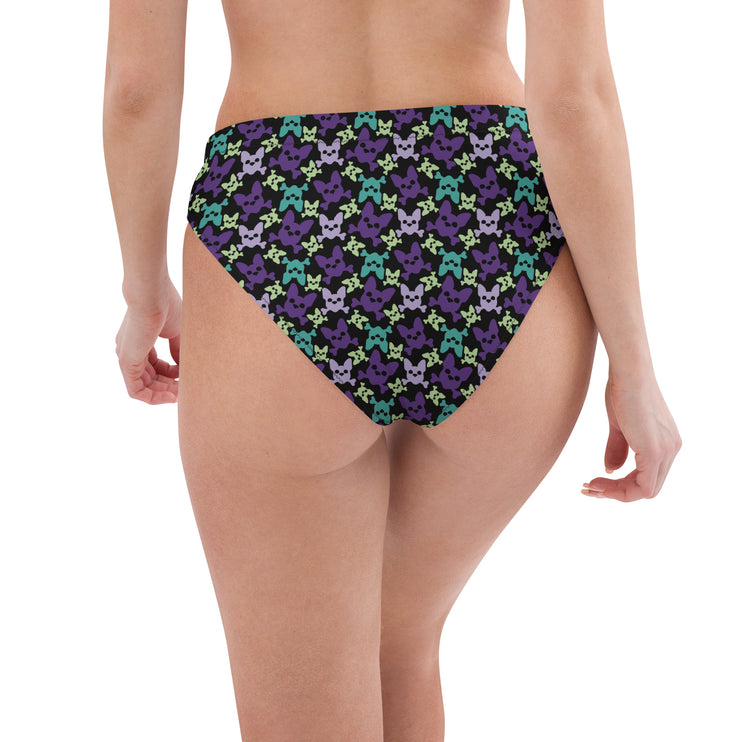 Women's Purple Haze High-Waisted Bikini Bottom