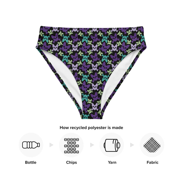 Women's Purple Haze High-Waisted Bikini Bottom