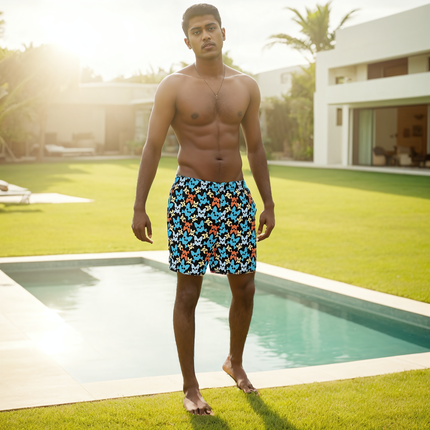 Men s Olympic Blue Swim Shorts