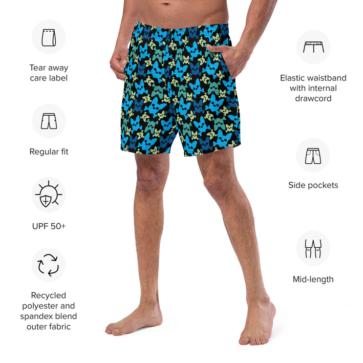 Men's Prussian Blue Swim Shorts