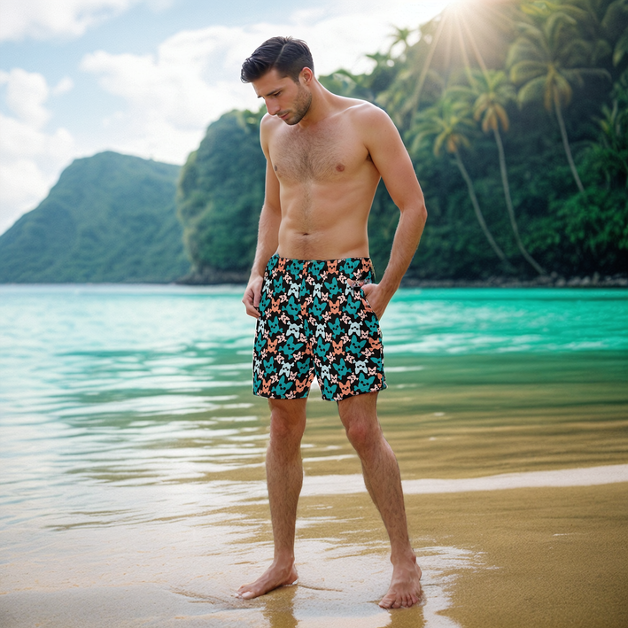 Men's Turquoise Swim Shorts