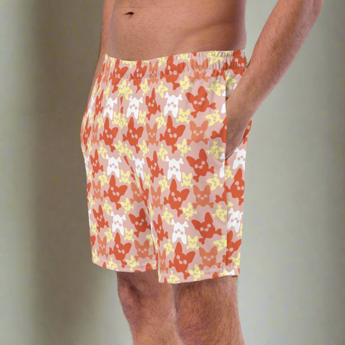 Men's Mandarin Orange Swim Shorts