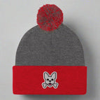 Dark Heather Grey/ Red