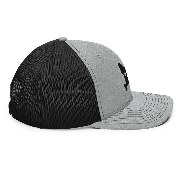 Black and Grey Trucker Hat