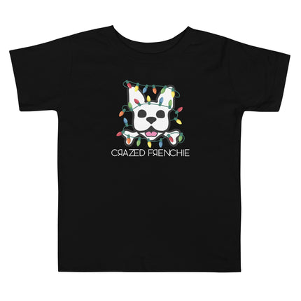 Toddler Crazed in Lights Tee-black