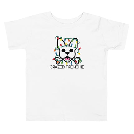 Toddler Crazed in Lights Tee-white