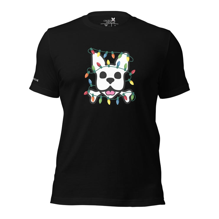 Mens Crazed in Lights T-Shirt-black