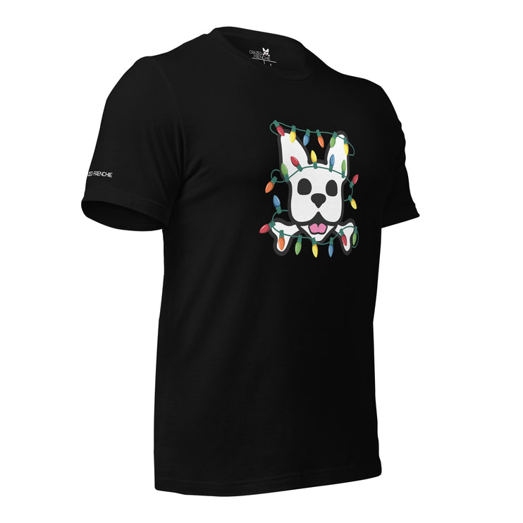 Mens Crazed in Lights T-Shirt-black