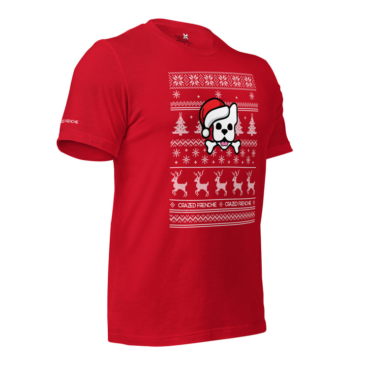 Mens Fair Isle Fun T-Shirt-red