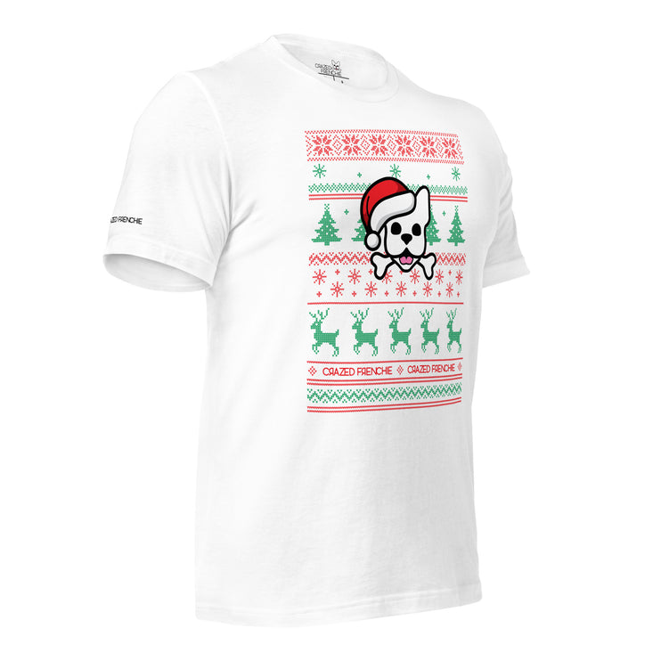 Mens Fair Isle Fun T-Shirt-white