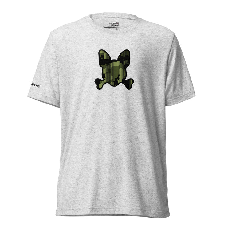 Mens Short Sleeve Olive Camo T-shirt