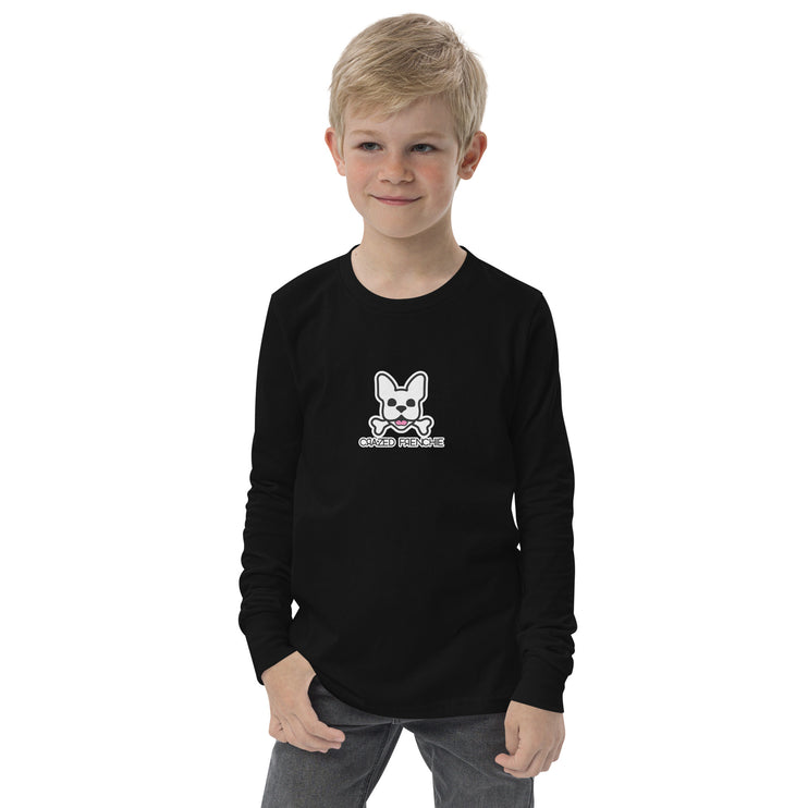 Kids Black Long Sleeve Shirt