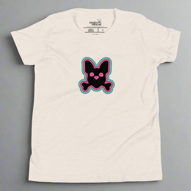 Kids Pink Glow Tee- available in 3 colors