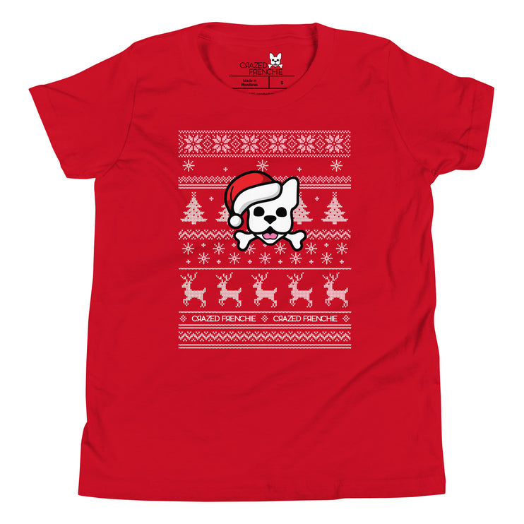 Kids Fair Isle Fun T-Shirt-red