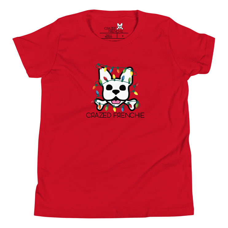 Kids Crazed in Lights T-Shirt-red